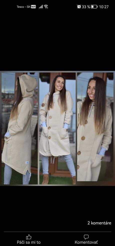 Dámsky kabát ollo, l