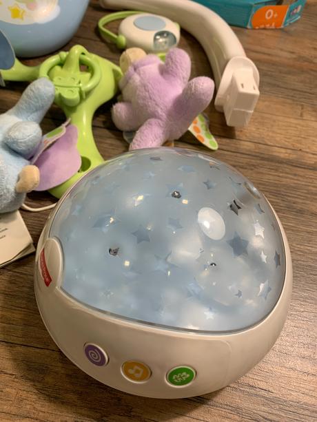 Fisher price kolotoč nad postielku 3v1, 