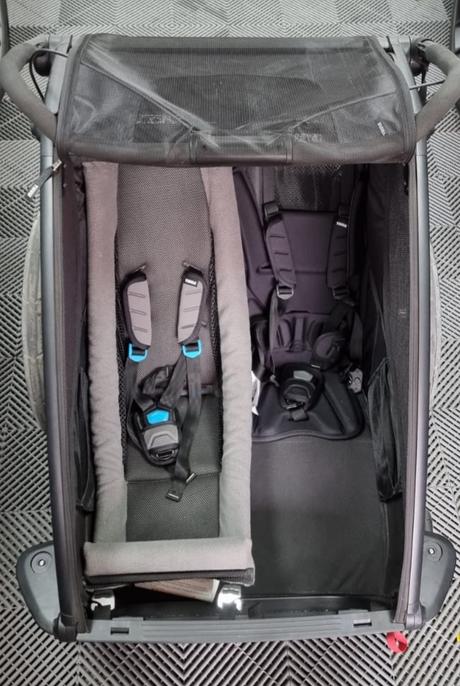 Cyklovozik thule chariot sport 2 + miminkovnik, 