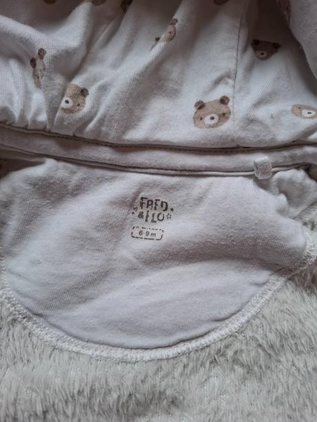 Detská plysova mikina s uškami,