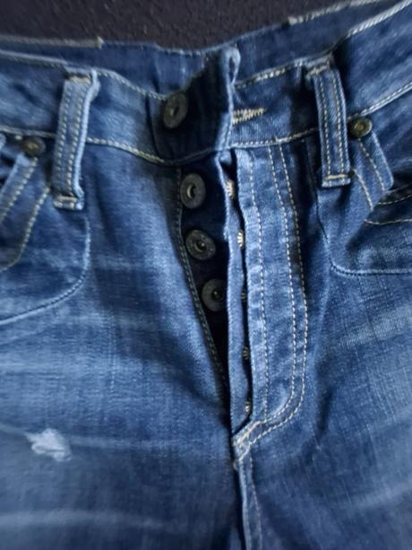 Dámske tmavomodré rifle., 36