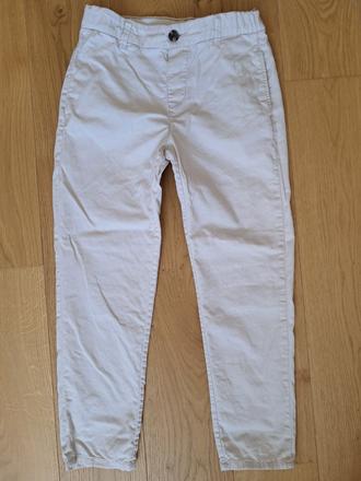 Bavlnené letné slim fit nohavice h&m, h&m,134