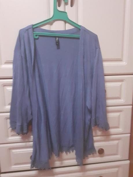 Modrý kardigán, xl