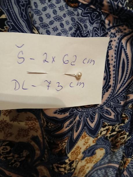 Modrá blúzka, baty fashion,xxl