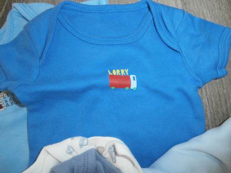 Balík 9ks body s krátkym rukávom, 50–62