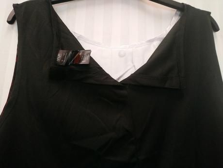 Pánsky 2-dielny červeno čierny kostým upír, f&f, l,