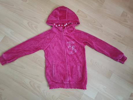 Velúrová mikina s mačičkou, 122