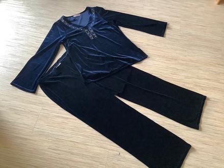 Zamatové pyžamo, bonmarché,40