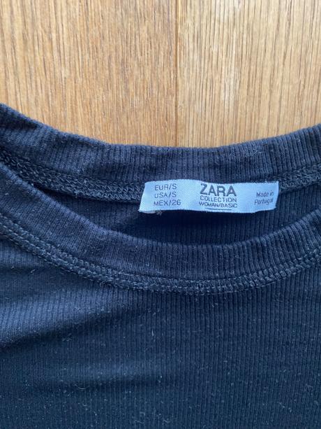Damske vrubkovane tricko zara, zara,s