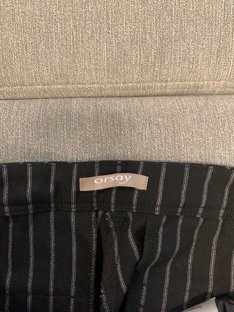 Orsay čierne nohavice na zips veľk.32, orsay,32