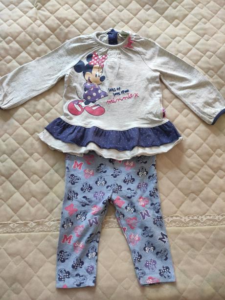 Súprava trička a legín minnie, disney,68