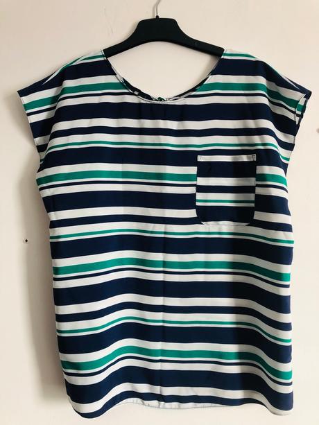 Vesele pruzkovane tricko mango nekrcive, mango,s