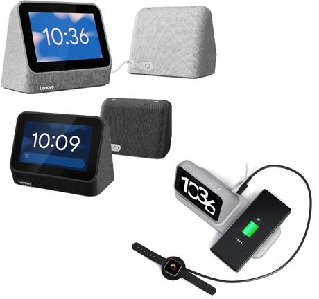 Google asistent - lenovo smart clock 2 + dock, 