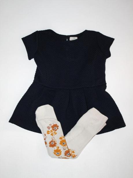 Štrukturované šaty a pančuchy next veľ. 12-18 m a, next,86