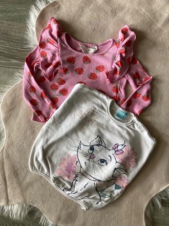 Mikinka a jahôdkové tričko 92, h&m,92
