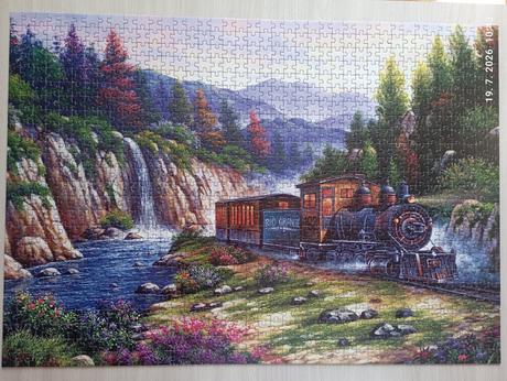 Puzzle vlak (s poštou),