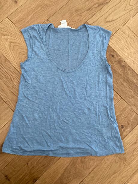 Ľanove tricko, h&m,s