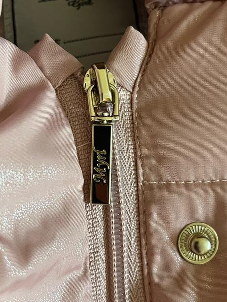 Bunda mayoral luxusná perleťová pink farba, mayoral,128