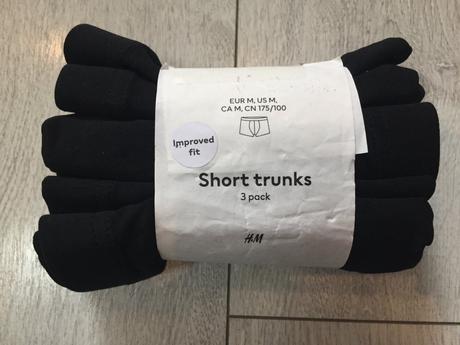 Panske boxerky m, 3ks, h&m,m