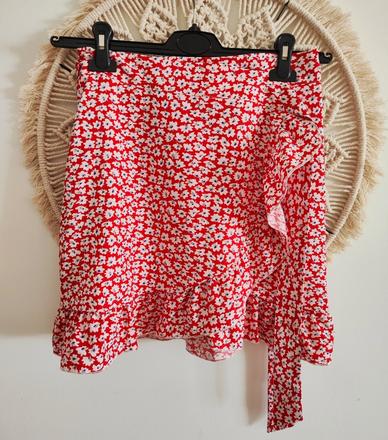 Letná červená sukňa, m