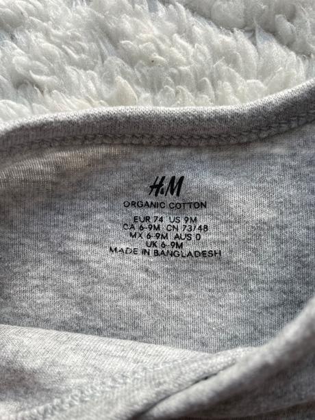 Bavlnene zavinovacie body h&m, h&m,74
