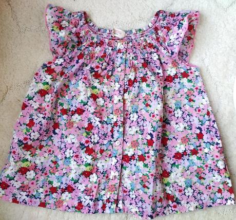 Kvetovana bluzka, h&m,104