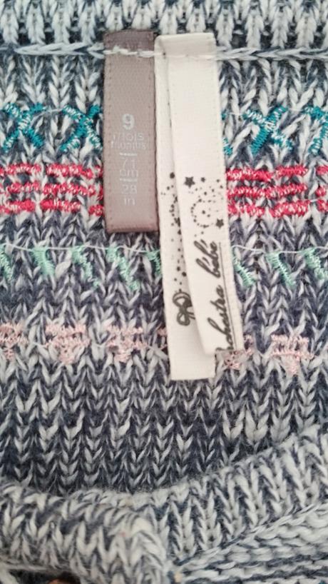 Kvalitný bavlnený svetrík orchestra, veľ. 74, 74