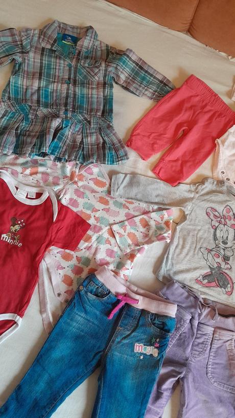 Balík oblečenia dievča 74-80, 68–80