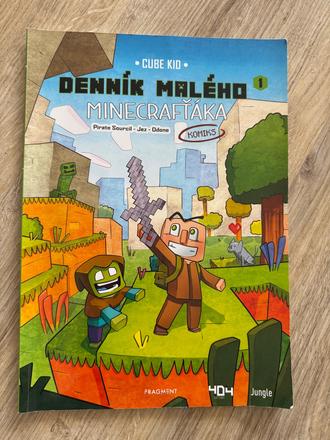 Komixy denník malého minecrafťáka č. 1-4,