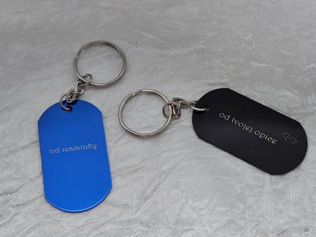 Kľúčenka s vlastným textom, 