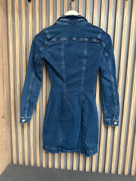 Riflové šaty denim, denim,xs