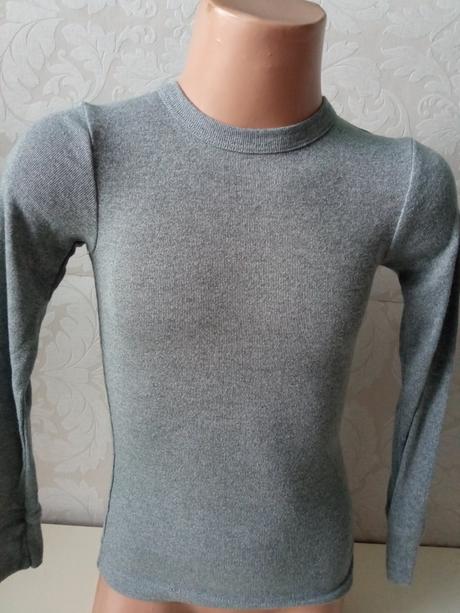 Chlapčenský tmavosivý nátelník (110-116), 110