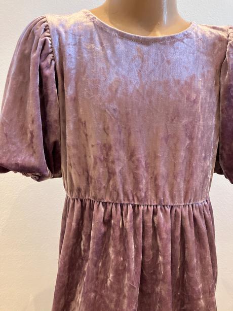 Dievčenské velúrované šaty h&m (110-116), h&m,110