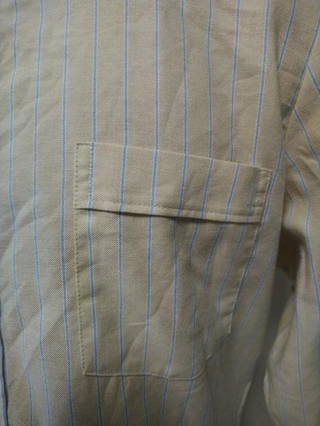 Pánska krémová košeľa, starmom, s