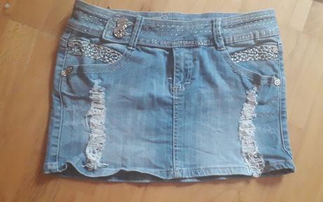 Krasna kvalitna mini bonage jeans, s