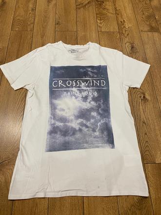 Biele tričko s nápisom - veľ. m, m