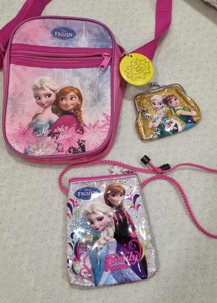 2 kabelky a peňaženka frozen, disney