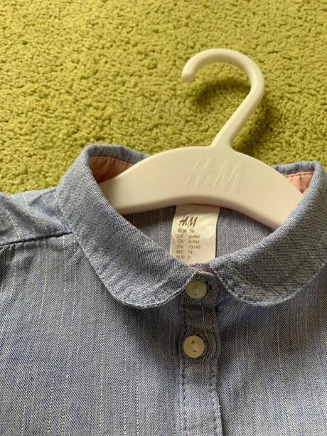 Bavlnené tenké šaty, zn. h&m, v. 74, h&m,74