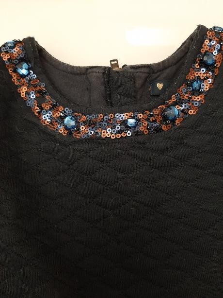 Tmavomodré šaty ikks, 110