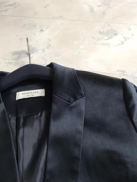 Saténový nohavicový kostým, reserved,38