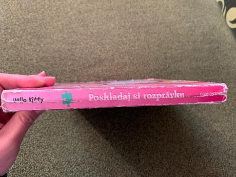 Puzzle knižka hello kitty, 