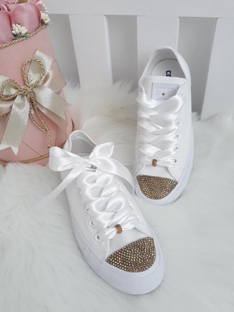 Biele converse crystal, converse,35 - 42