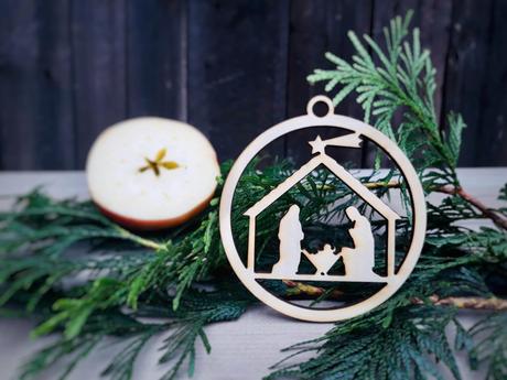 Vianočne ozdoby - drevené, 