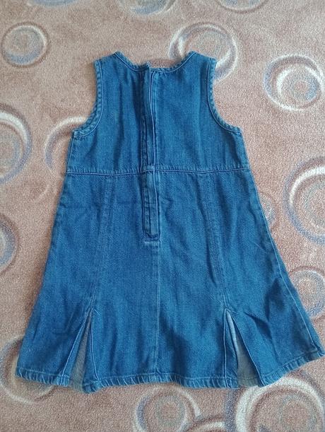 Riflové šaty, h&m,104