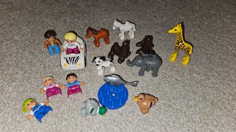 Lego duplo viac ako 120 dielov, zvierata, postavič, 