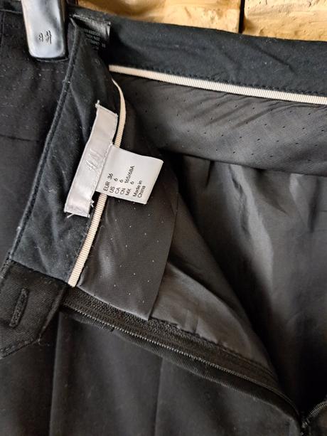 Elegantná čierna puzdrová sukňa, h&m,s