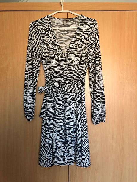 Šaty so zebrým vzorom, h&m,xs