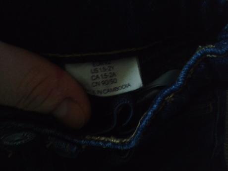 Slim riflicky 86-92, h&m,92