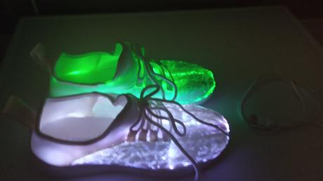 Svietiace tenisky 36 s nabijacim kablikom, pepperts,36