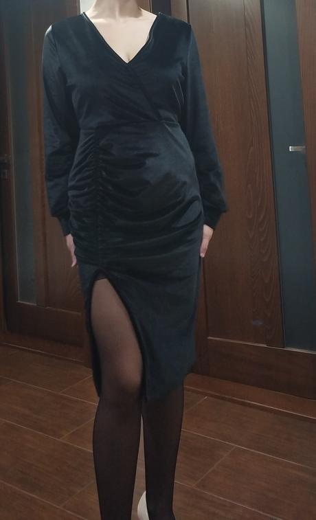 Zamatové šaty l/xl, l